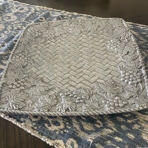 Country Grape Basket Weave Platter by Lenox